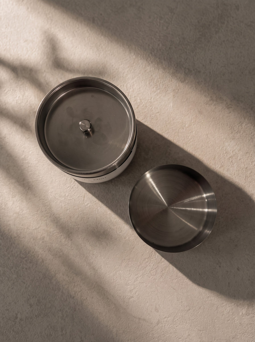 double lid airtight tea 304 stainless steel tin 